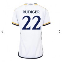 Real Madrid Antonio Rudiger #22 Domaci Dres za Ženska 2023-24 Kratak Rukav